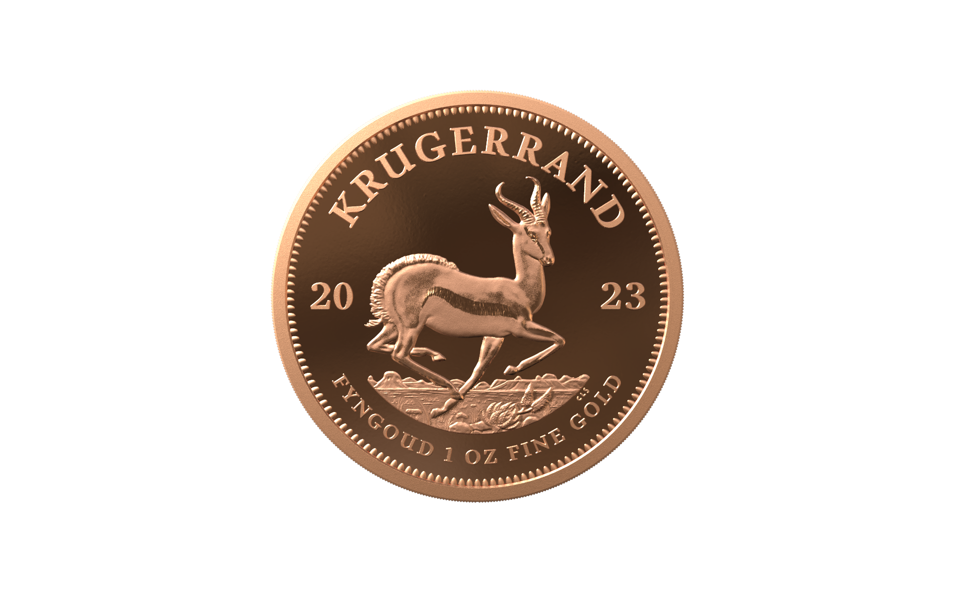 2023 Krugerrand Proof 1oz Gold Rev